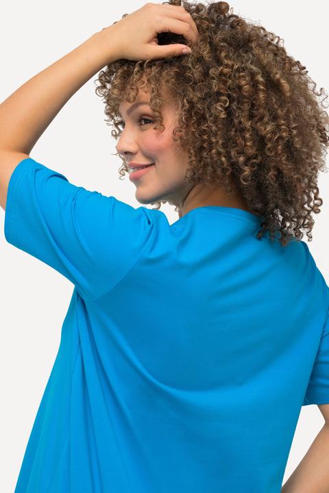 Immagine prodotto Ulla Popken T-shirt dal taglio svasato con scollo a girocollo e mezze maniche (54)