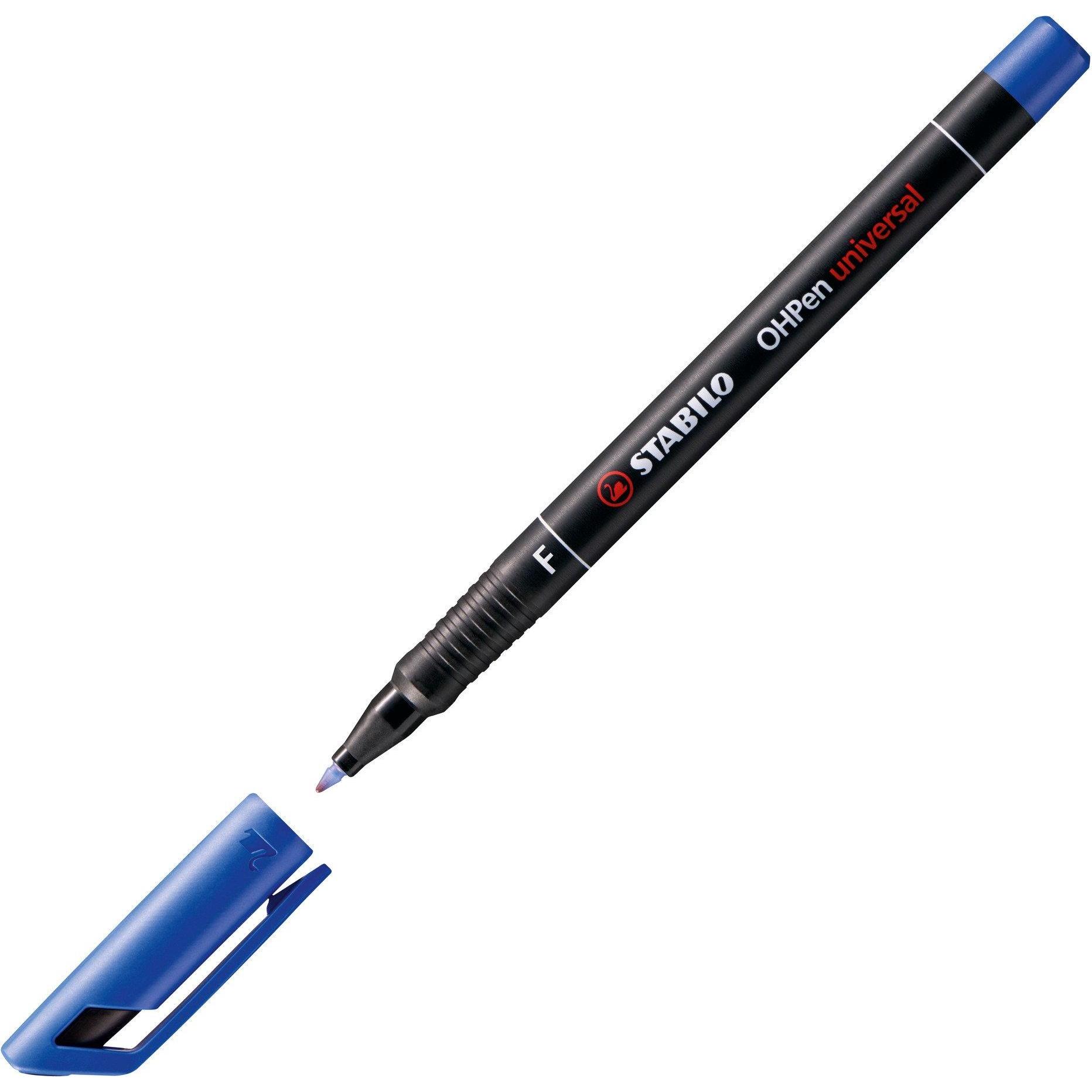 Thumbnail - STABILO, Marker, OHPen universal Folienstift permanent (Blau, 0.70 mm, 10 x)