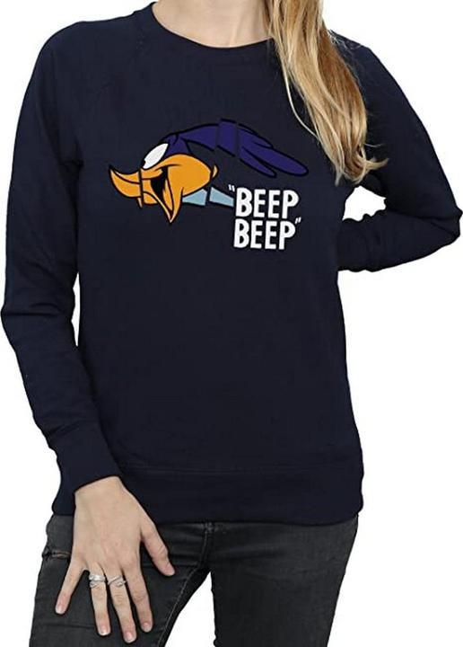 Immagine prodotto Looney Tunes Felpa donna/donna Beep Beep Road Runner in cotone (S)