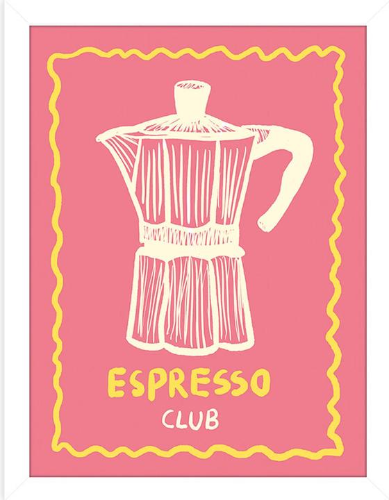 Produktbild Athene Fritsch Eingerahmter Druck Studio Dolci Espresso Club Set 2erPack (40 x 30 cm)