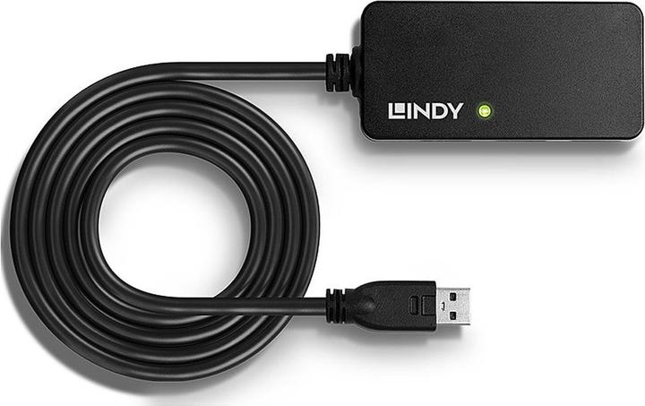 Actual product image Lindy USB 3.0 Active Extension Hub Pro (USB-A, 3 ports)