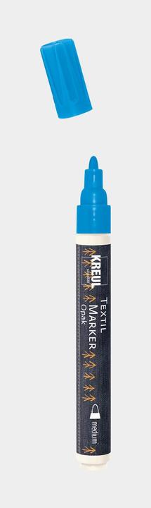 Immagine prodotto Kreul Javana texi mäx Marcatore per tessuti opachi per tessuti chiari e scuri (Blu, 4 mm)