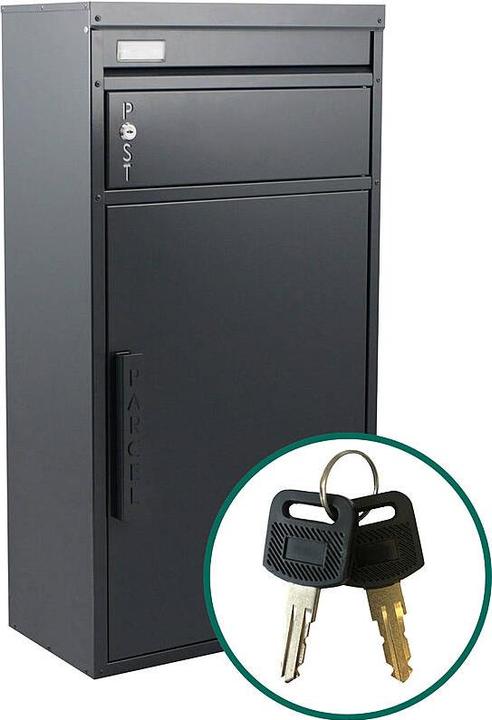 SafePost 65 TIAMAT Paketkasten anth. + 2 Schlüssel