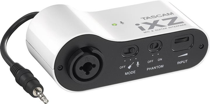 Tascam IX Z, Mikrofon-/Gitarreninterface (3.5mm Klinke)