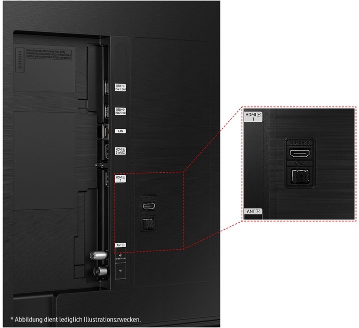 Actual product image Samsung GU43CU8079U (43", LED, 4K)