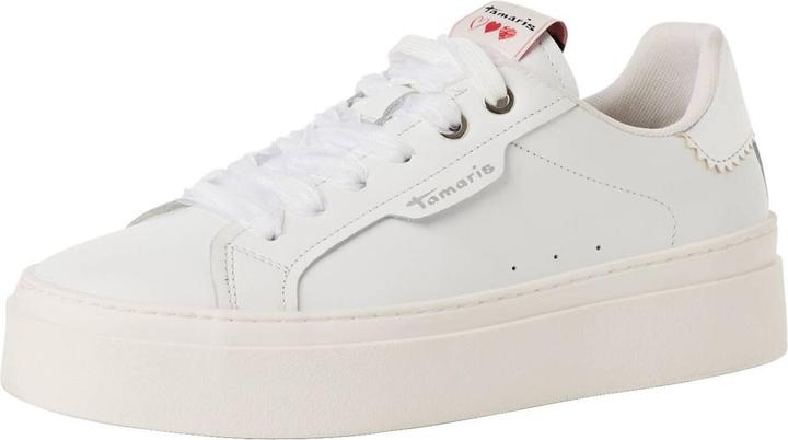 Weiss, white leather