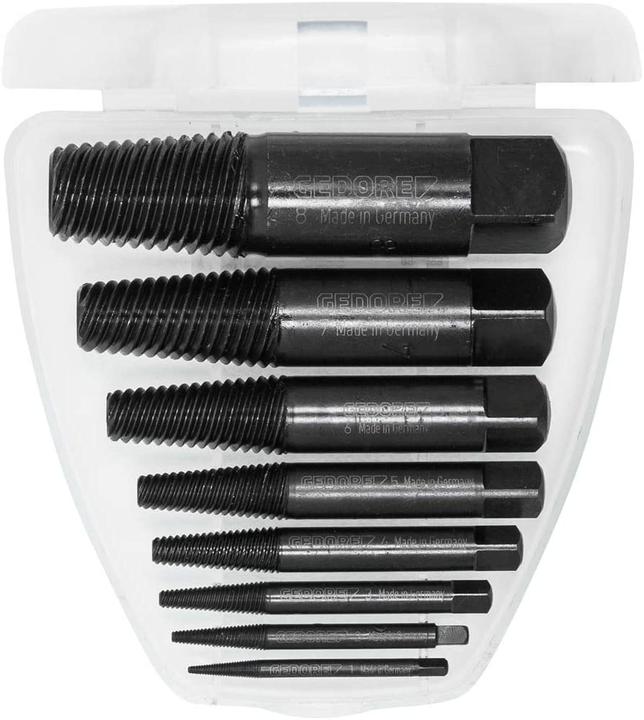 Actual product image Gedore 8551-88 Screw extractor set 8 pieces M3-M45