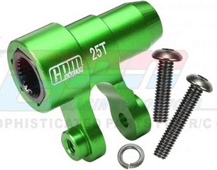 GPM Aluminium Servo Saver 25T grün TRX X-MAXX, XRT 2085