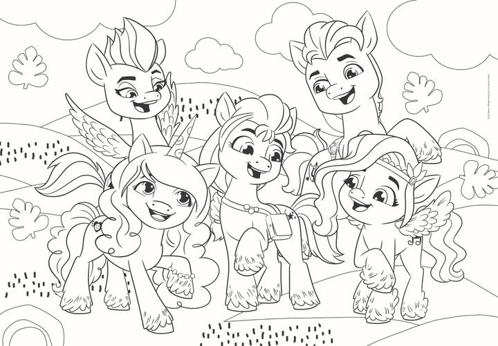 Actual product image Clementoni Puzzle 104el My Little Pony 25726 (104 pieces)