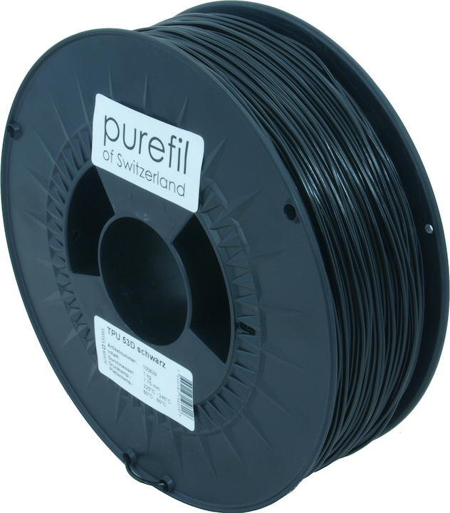 Image du produit Purefil Filament (TPU, 1.75 mm, 1000 g, Noir)