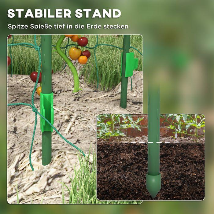 Immagine prodotto Swisshandel24 Traliccio, traliccio regolabile, con rete, per giardino, balcone, acciaio, verde, 43 x 182 x 183 cm (182 cm, 43 cm)