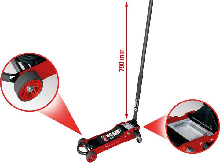 Produktbild Slimpower Hydraulischer Alu-Wagenheber