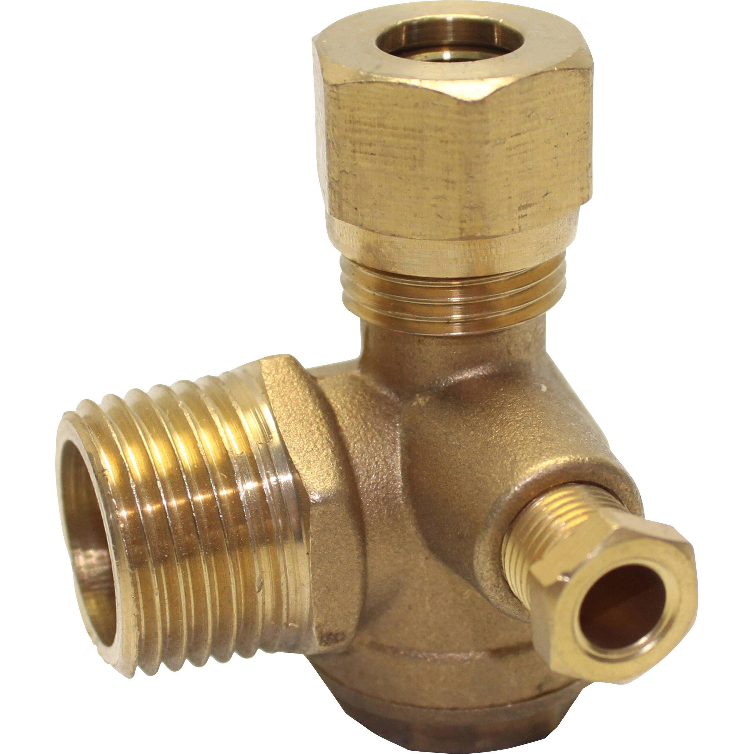 Aerotec, Utensile ad aria compressa, Valvola di non ritorno pollice Raccordo a pinza