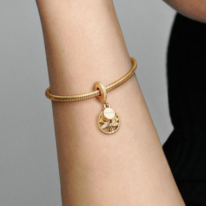 Produktbild Pandora Shine Funkelnder Stammbaum Charm (Vergoldet, Metall)
