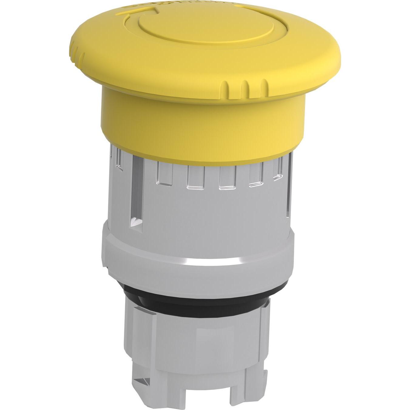 Schneider Electric Pilzkopf 40mm Drehentriegelung gelb, Taster + Schalter, Gelb