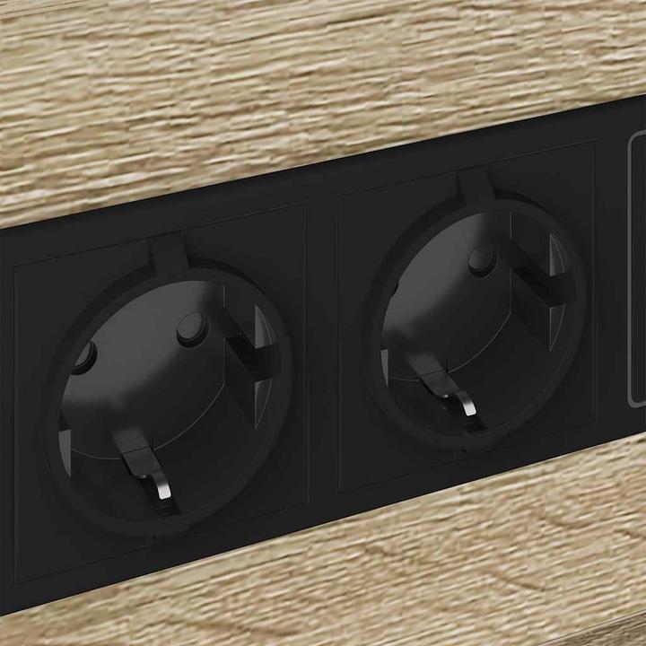 Actual product image vidaXL Bedside table (31 x 40 x 60 cm)