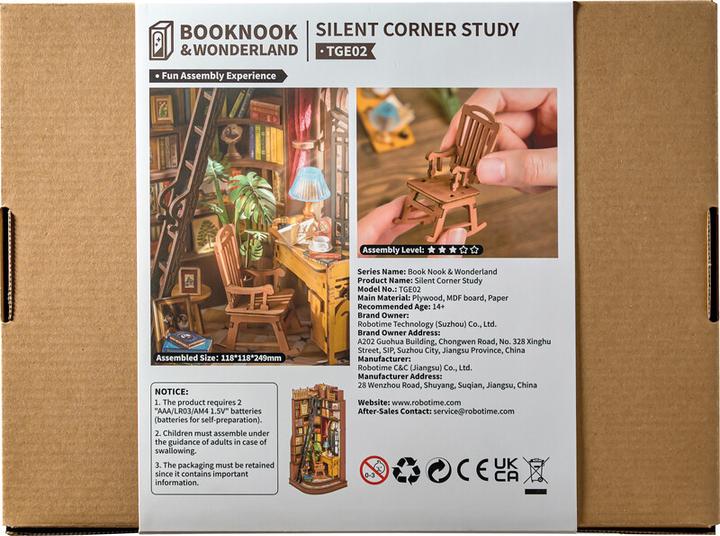 Produktbild Robotime Holzbausatz SILENT CORNER STUDY