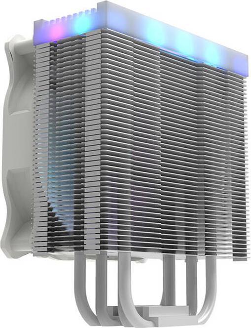 Actual product image Darkflash Tech Darkair CPU active cooling LED (heatsink + fan 120x120) white (157 mm)