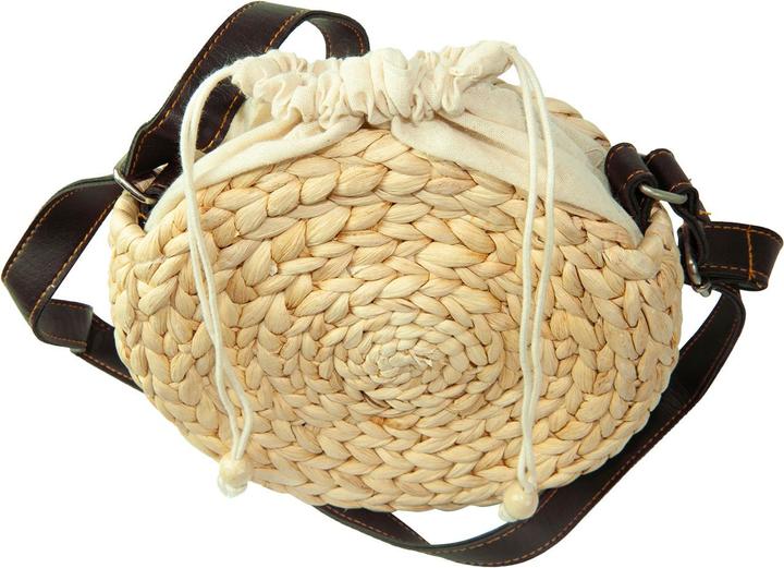 Immagine prodotto Natura Punto Borsa a tracolla rotonda in materiale naturale