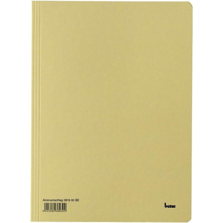 Bene, Busta portadocumenti, 25 copertine per fascicoli DIN A4 giallo (A4, 1 x)