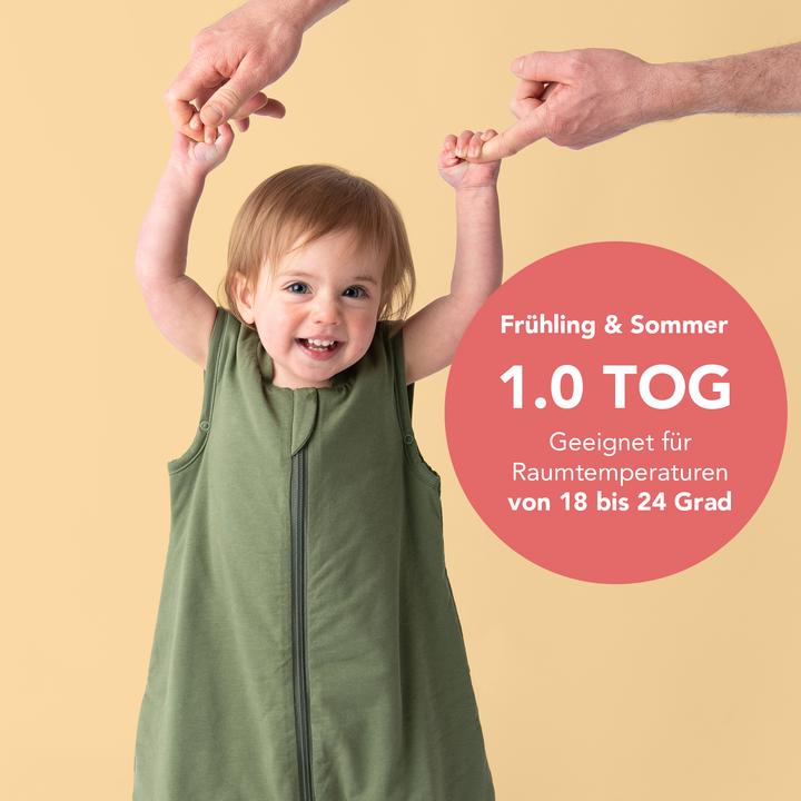 Image du produit Schlummersack Gigoteuse bébé été & mi-saison - unie - TOG 1 (90 cm, 1.0 TOG, Printemps, Automne)