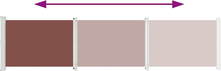 Produktbild vidaXL Seitenmarkise (6 m)