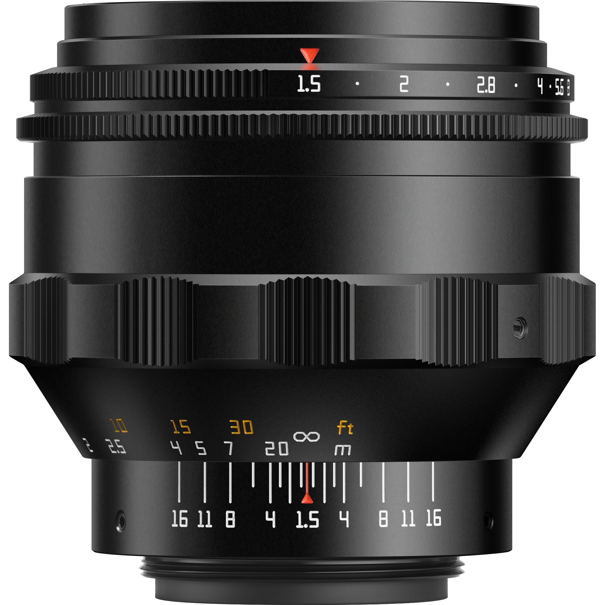 TTArtisan 75 mm f1,5 con attacco M42 (M42, Full frame), Obiettivo, Nero
