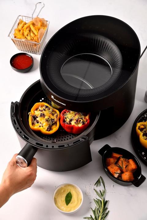 Produktbild MasterPRO Rocket Cyclone 500 Airfryer mit Fenster, PFAS-frei, digitales Panel, 360° Zirkulation