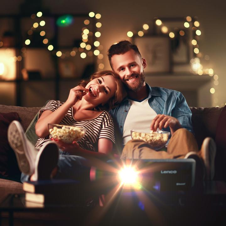 Actual product image Lenco LPJ-700BKGY (HD, 4000 lm)