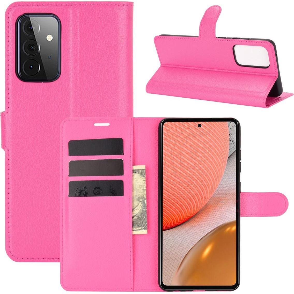 Thumbnail - König Design Hülle Handy Schutz für Samsung Galaxy A72 5G Case Cover Tasche Etui Bumper Pink (Samsung Galaxy A72 5G), Sm...