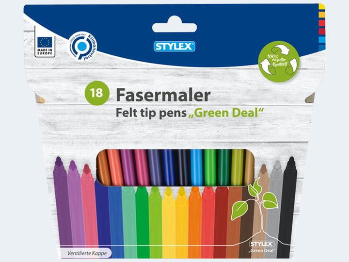 Stylex Crayons fibre 18 pcs. 64185 (18x)