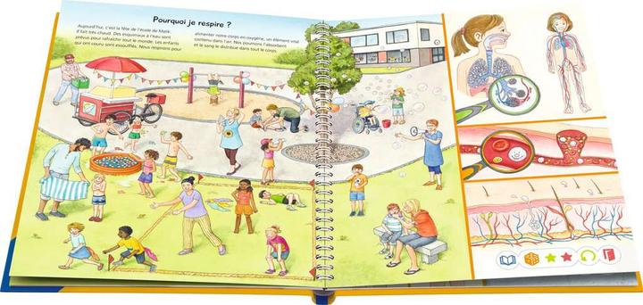 Actual product image tiptoi À la découverte du corps humain (French, Collectif, 2023)