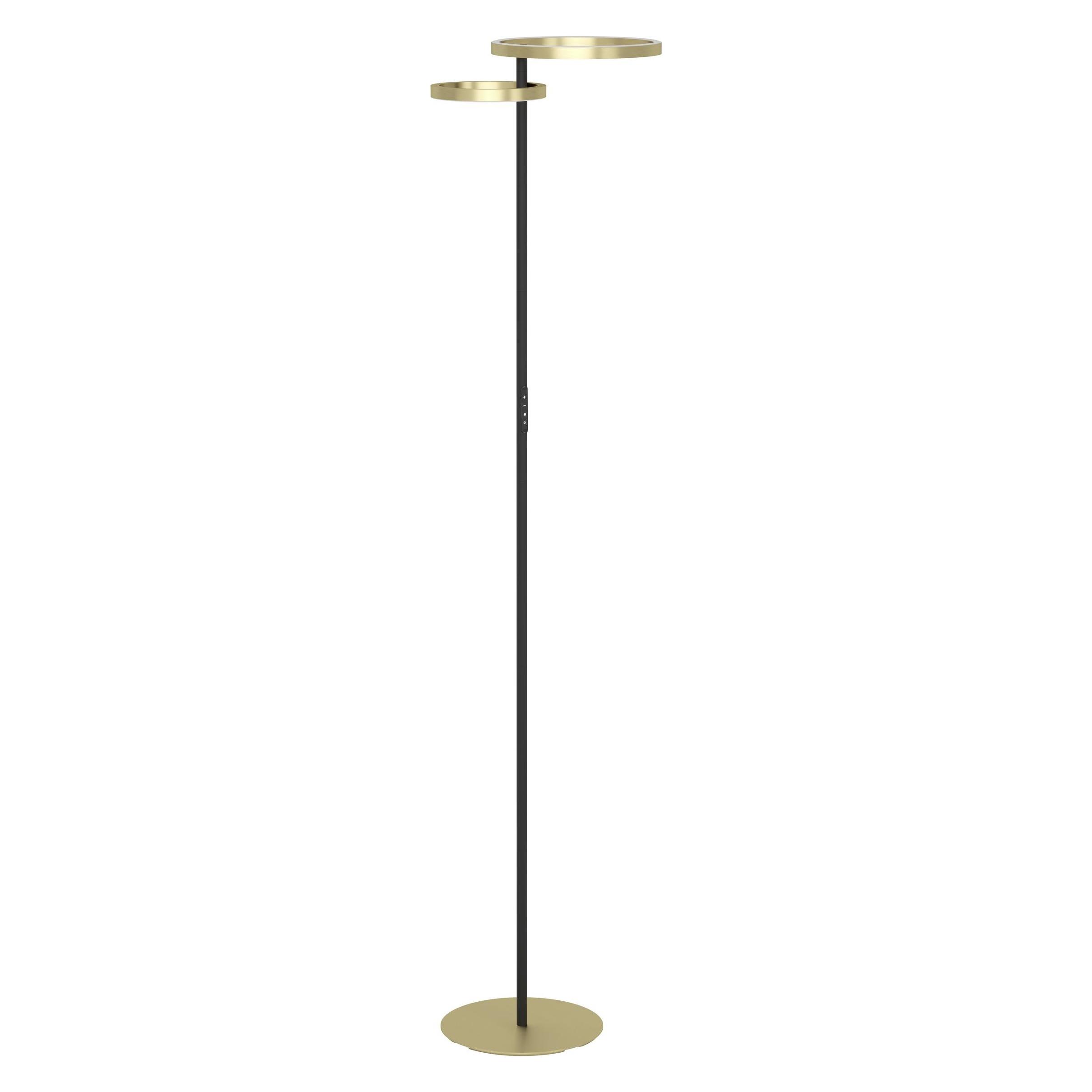 Eglo Stehlampe "Castelpoto 1 Stehlampe - Stahl - Led;Led - 16W;12W - IP20" Led-Modul 1 Stk. Kaltweiß Neutralweiß Warmweiß Standleuchte, Leselampe,
