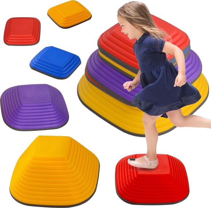 Produktbild Aiyaplay Flusssteine Kunststoff Mehrfarbig