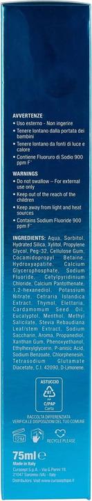 Actual product image Curasept Daycare Booster Protection Frozen Mint Toothpaste 75ml (75 ml)