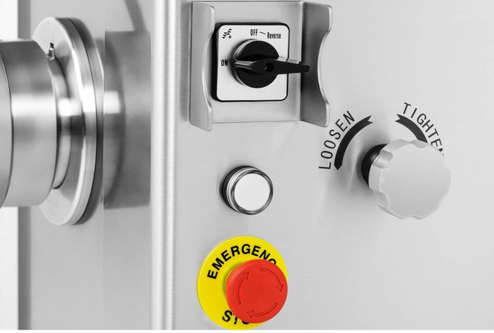 Produktbild Royal Catering Fleischwolf Elektrisch Gastro Profi Edelstahl 150 kg/h Rücklauf Metallgetriebe