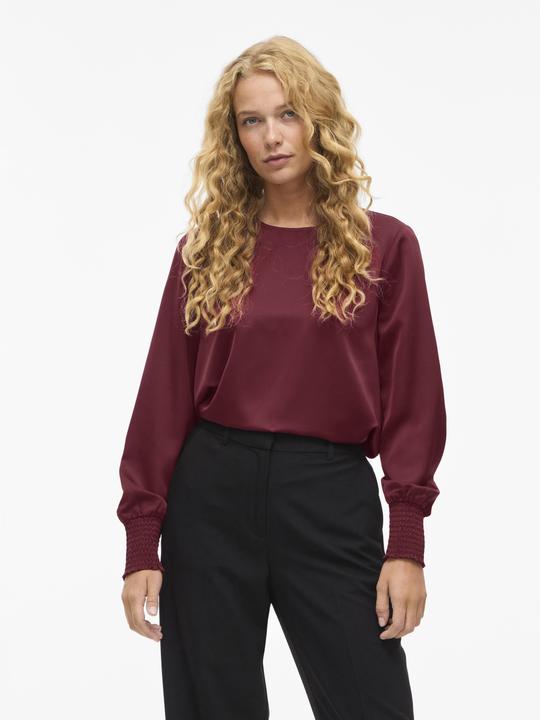 Actual product image Vila VIELLETTE Rundhals Oberteil mit langen Ärmeln (34)
