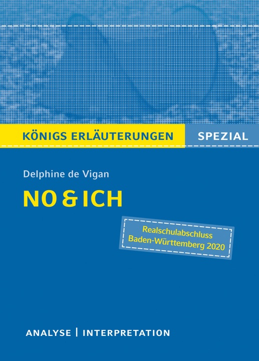 Actual product image No & ich von Delphine de Vigan (German, Dolphins of Vigan, 2019)