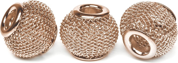 Immagine prodotto Hobby & Crafting Fun Perlina a rete, perlina a foro largo, circa 14 x 11 mm