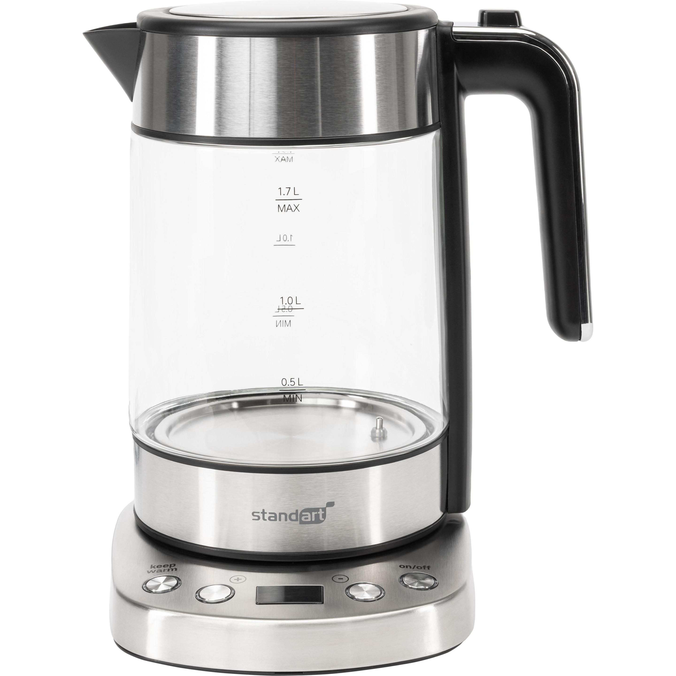 Standart Electric kettle K715SE7, 1.7 l, transparent, Wasserkocher, Transparent