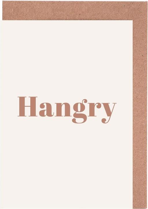 Actual product image Juniqe Hangry - Quotes & Slogans (3 pcs.)
