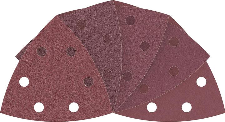 Produktbild Bosch Zubehör PRO F460 Schleifblatt, 93 x 93 mm, G60, G80, G120, G180, G240, 5-tlg. (100, 120, 180, 60, 80)