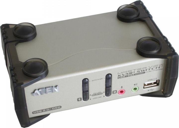 Produktbild Aten CS1732B, 2-Port KVM Switch mit USB Hub