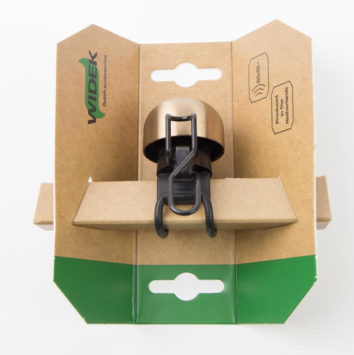 Actual product image Widek Bell Paperclip XXL new-silver 22 - 32 mm fastening with rubber ring copper-black on card