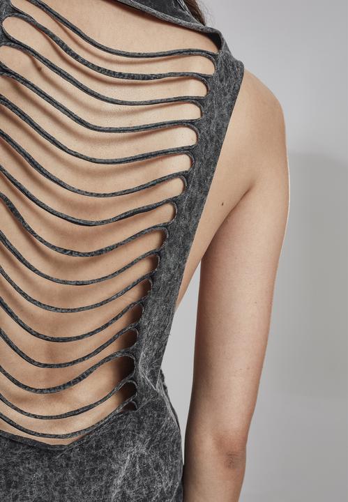 Actual product image Urban Classics Ladies Random Wash Back Cut Dress (M)