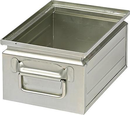 kaiserkraft Stacking box made of sheet steel