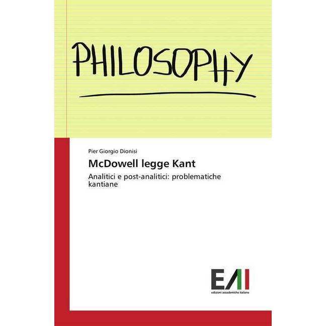 McDowell legge Kant, Sachbücher von Pier Giorgio Dionisi