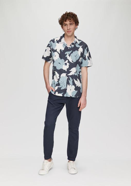 Produktbild S.Oliver Hemd Kurzarmhemd mit All-over-Print (L)