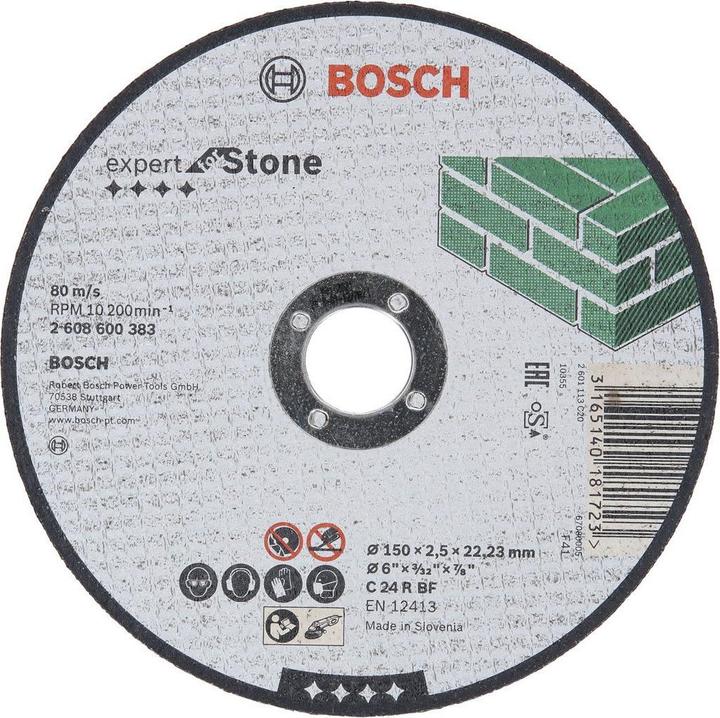 Produktbild Bosch Professional Zubehör Trennscheibe gerade Expert for Stone C 24 R BF, 150 mm, 2,5 mm