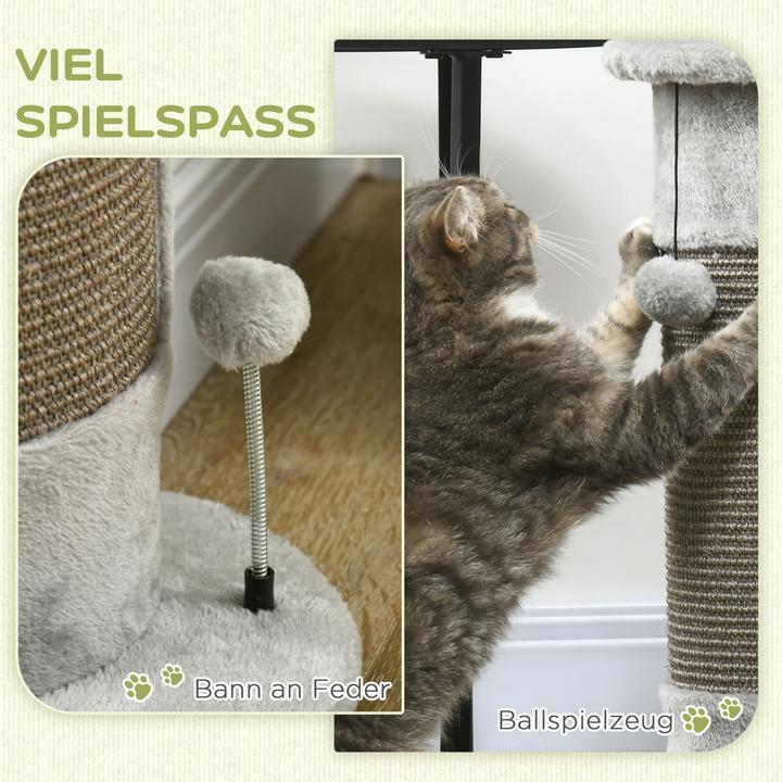 Actual product image PawHut Scratching post (58 cm, Grey)